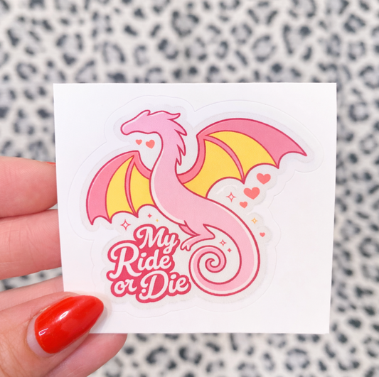 Ride or Die Dragon Sticker